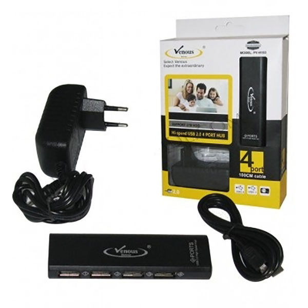 هاب 4پورت USB 2.0 ونوس مدل PV-H193