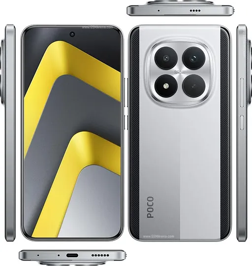 موبایل Poco M8 Pro 5G شیائومی | پردازنده 7s Gen 4 | رم 12 گیگ | حافظه 512 گیگ | باتری 6500